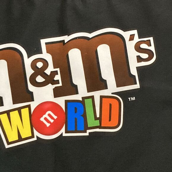 NWT M & M’s World Peanuts Black Zip Large Bag - Picture 8 of 11